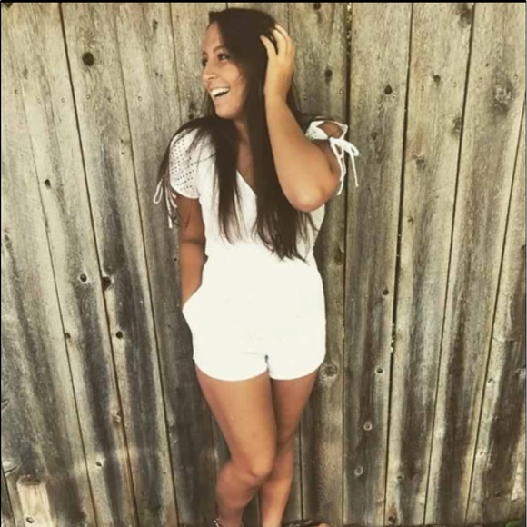 Express Other - White Express Romper